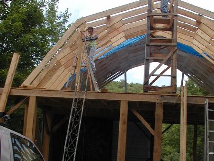 Building the Barn 2004