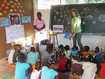 Mary Alice - Vermont Haiti Project Preschool Library Mary Alice opens a preschool library program in Duchity, Haiti