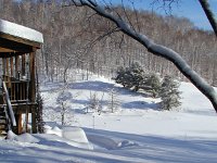 A small  Vermont Outhouse Poster we have left in a few Rest Stops.
